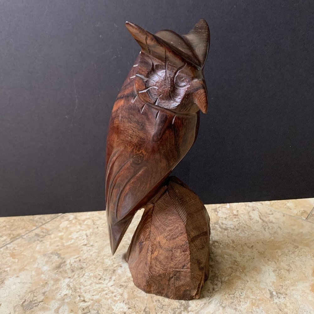 Ironwood Owl Sculpture